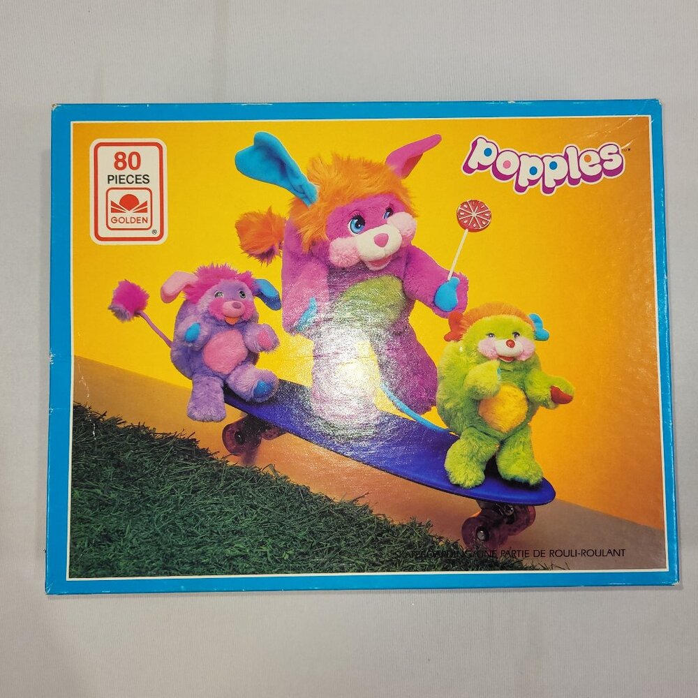 Popples 80 Piece Vintage 1986 Jigsaw Puzzle by Golden